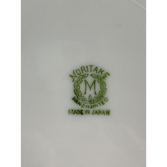 Noritake Hand Painted Porcelain Plate Floral Signed Howzan Chrysanthemums Lotus - Picture 6 of 7